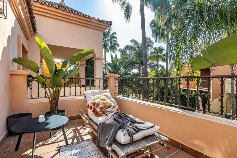 Terrassa de Casa adosada de lloguer en Marbella amb Aire condicionat, Terrassa i Traster