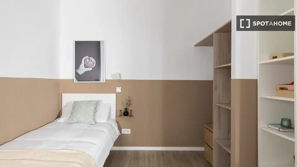 Bedroom of Flat for rent in Getafe  with Air Conditioner, Heating and Furnished