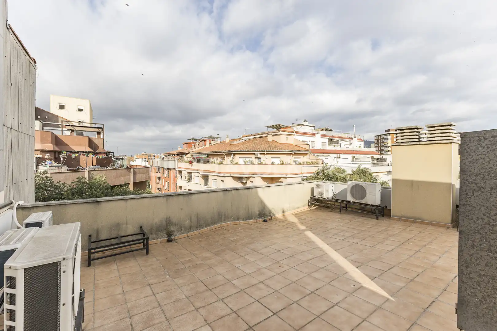 Terrace of Flat for rent in Barcelona  with Air Conditioner, Heating and Parquet flooring