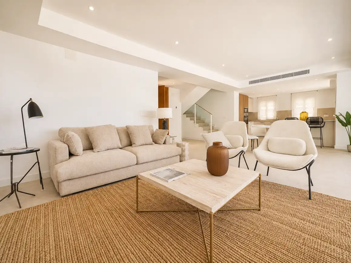 Sala de estar de Casa o chalet en venta en Altea con Aire acondicionado, Calefacción y Jardín privado