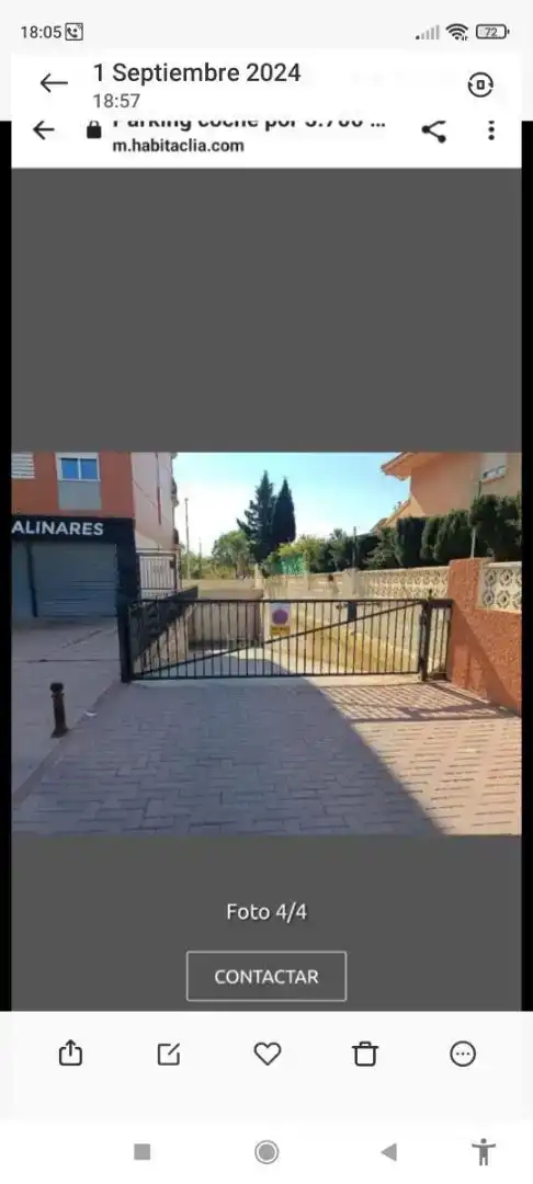 Aparcament de Garatge de lloguer en Águilas