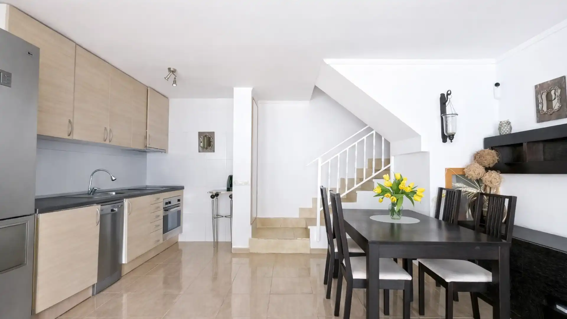 Cocina de Casa adosada en venta en Salou con Aire acondicionado y Terraza