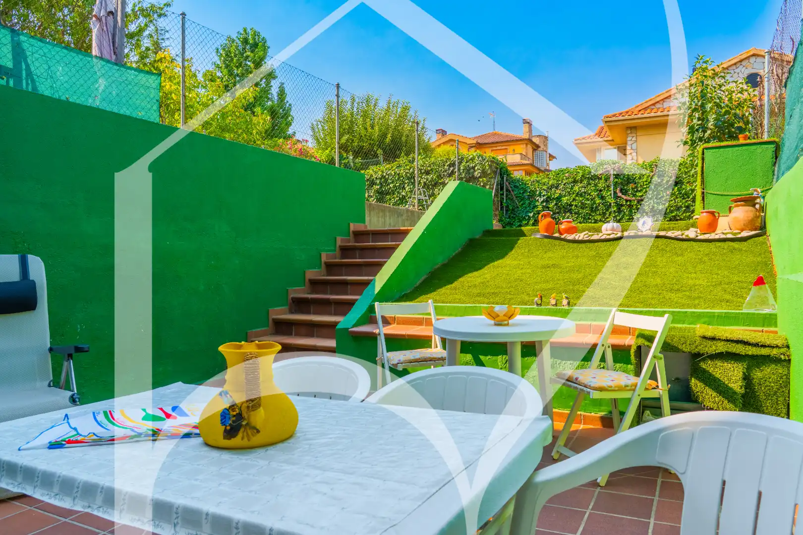 Terrace of Detached homes for sale in Carrascal de Barregas  with Heating, Private garden and Community pool