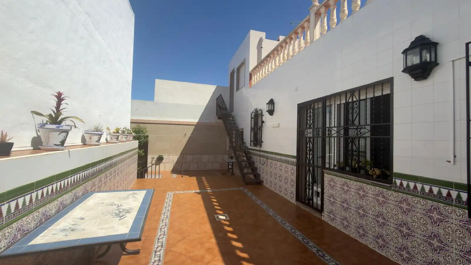 Terrassa de Casa adosada en venda en La Unión amb Aire condicionat, Jardí privat i Terrassa