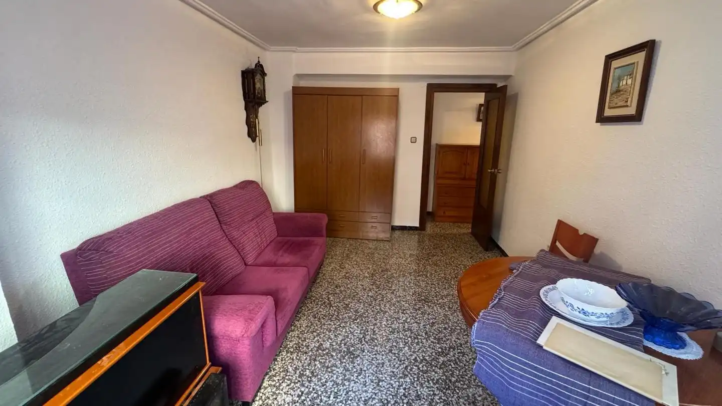 Sala de estar de Piso de alquiler en Valencia con Aire acondicionado, Terraza y Amueblado
