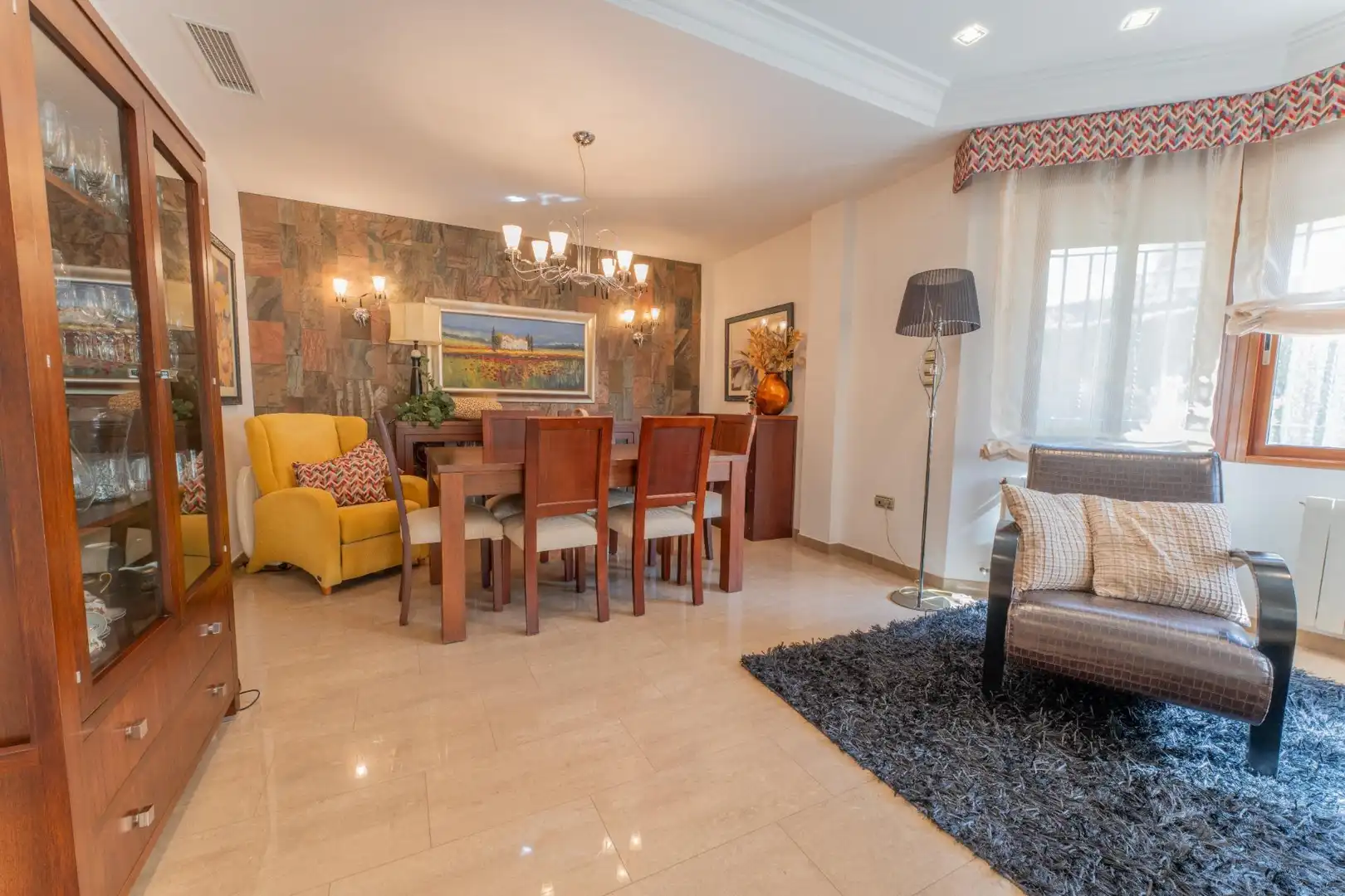 Dining room of Houses for sale in Elche / Elx  with Air Conditioner, Heating and Private garden