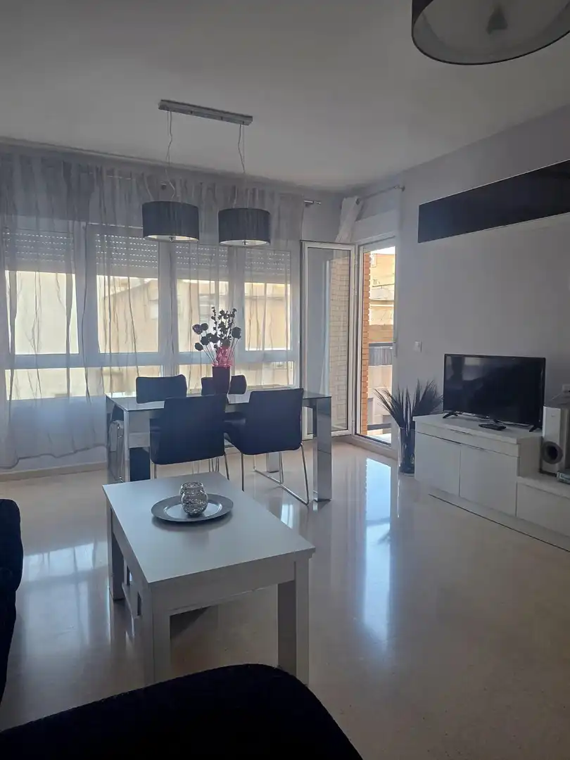 Living room of Apartments for sale in Plaza Castelar - Mercado Central