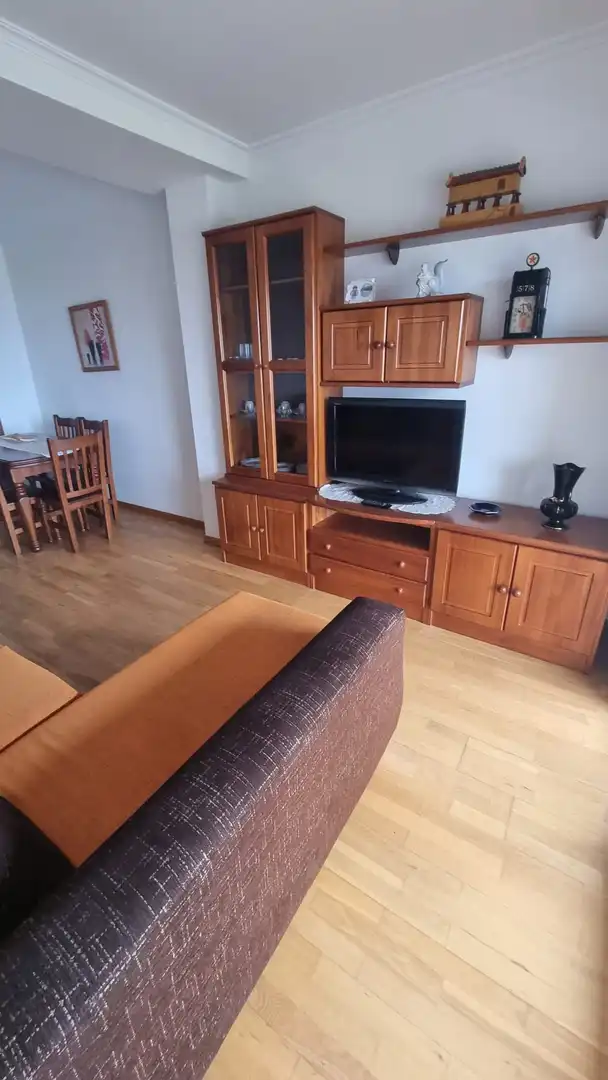 Living room of Flat for rent in Sanxenxo  with Heating, Terrace and Furnished