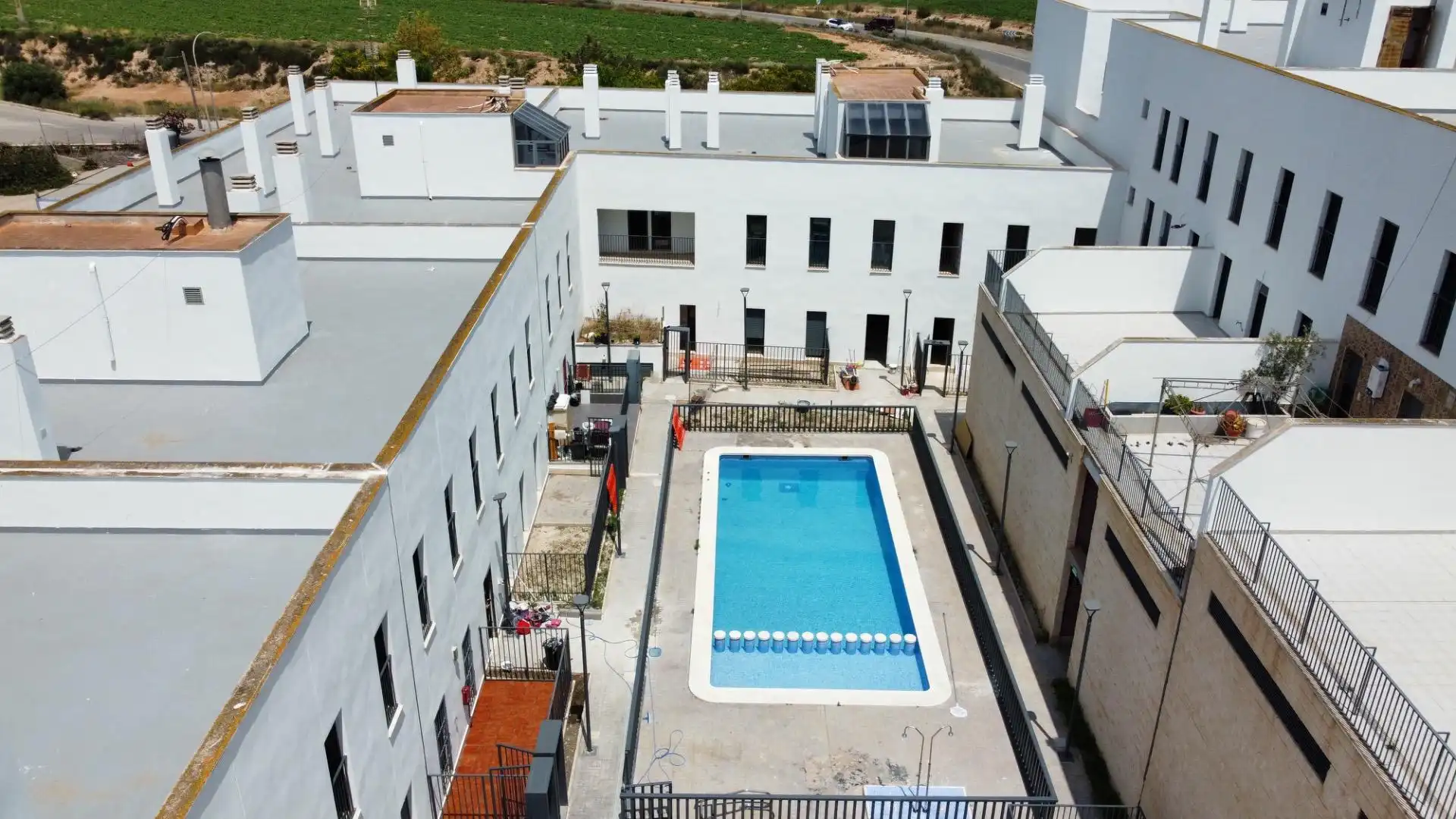 Piscina de Planta baja en venta en Fuente Álamo de Murcia con Aire acondicionado, Jardín privado y Terraza