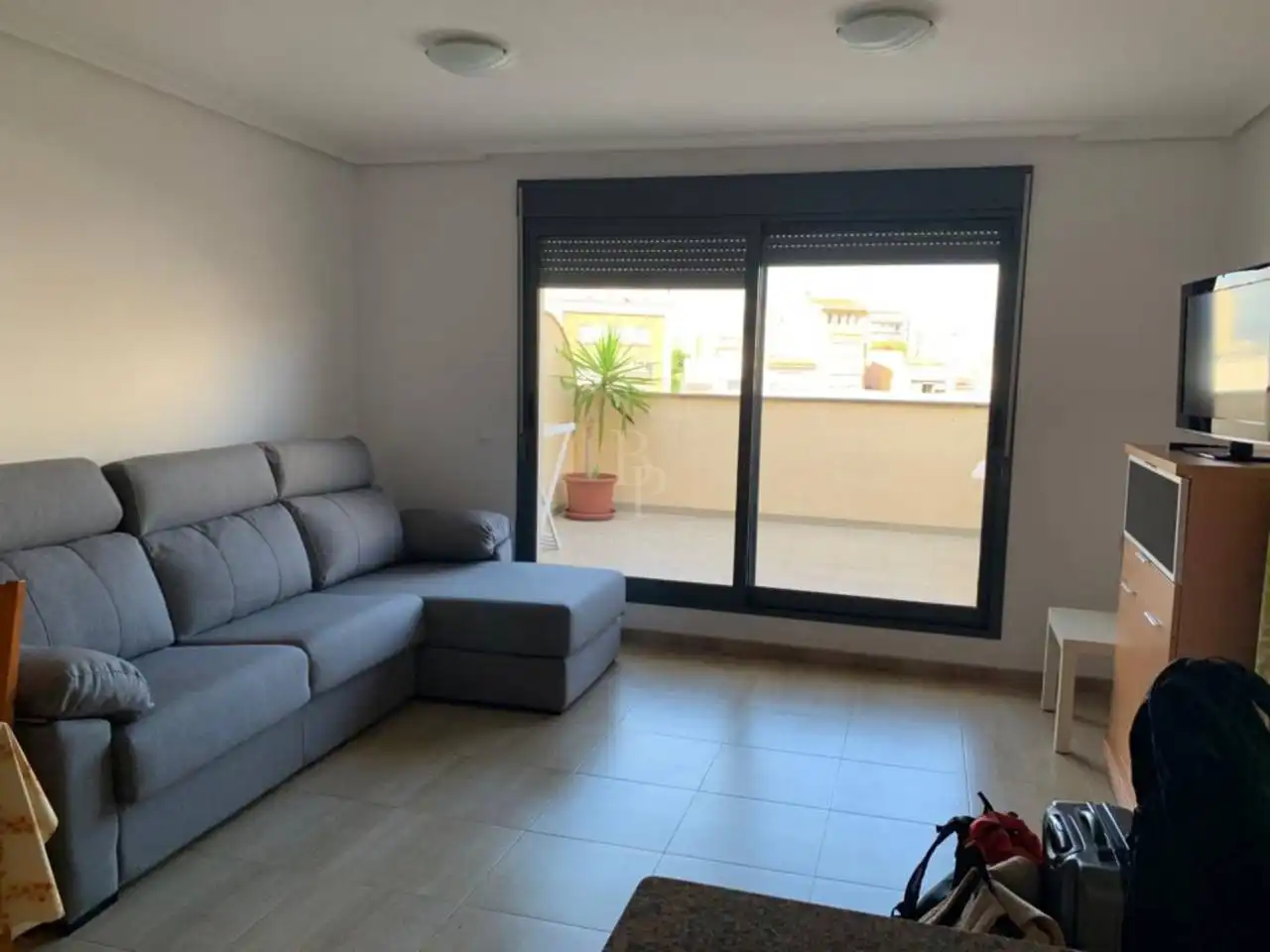 Sala de estar de Ático de alquiler en Vinaròs con Terraza, Amueblado y Alarma