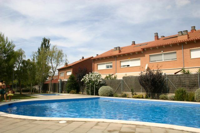 Swimming pool of Single-family semi-detached for sale in Viladecavalls  with Air Conditioner, Private garden and Terrace