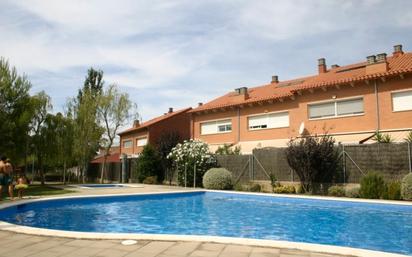 Swimming pool of Single-family semi-detached for sale in Viladecavalls  with Air Conditioner, Private garden and Terrace