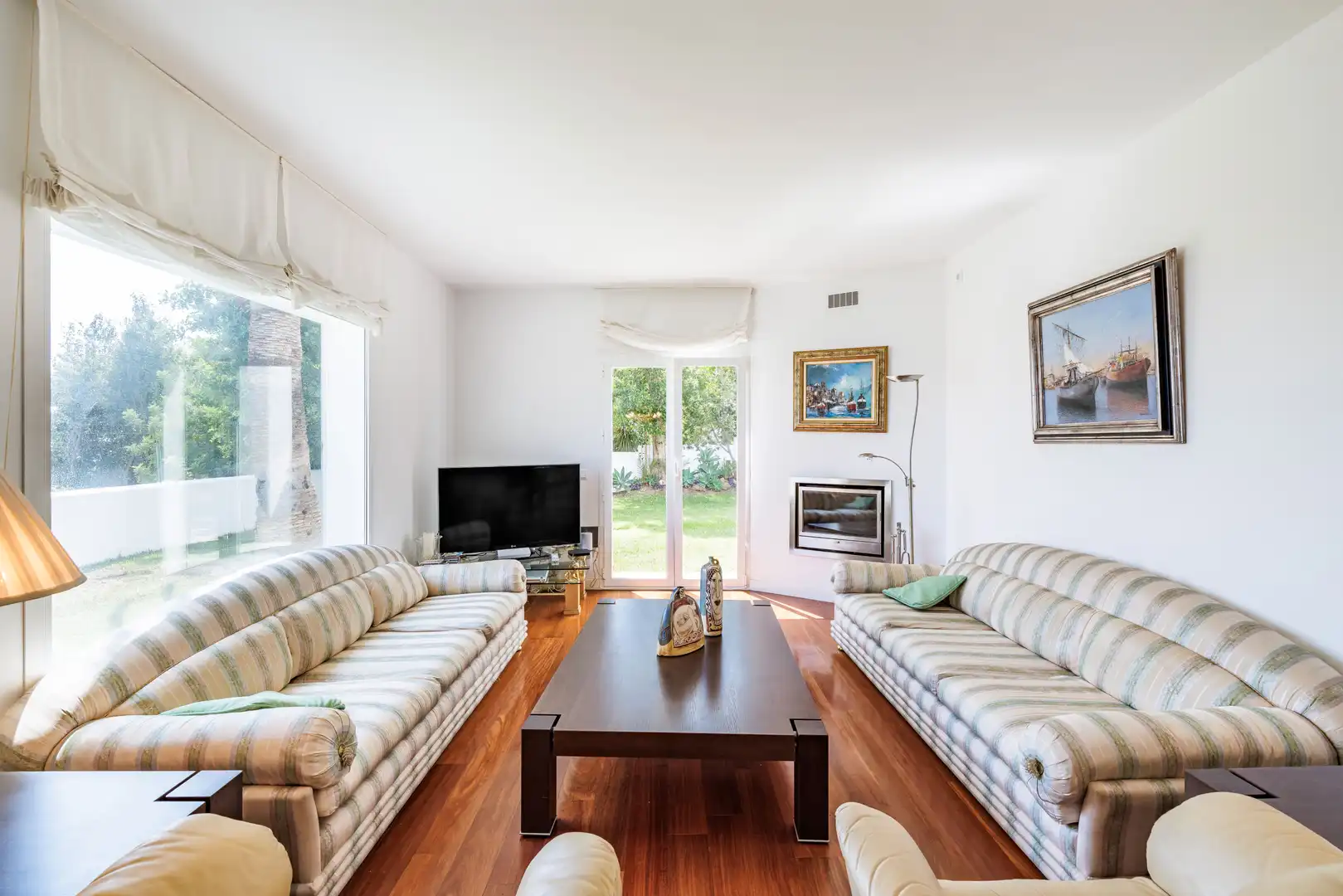 Sala de estar de Casa o chalet en venta en Benalmádena con Aire acondicionado, Calefacción y Jardín privado