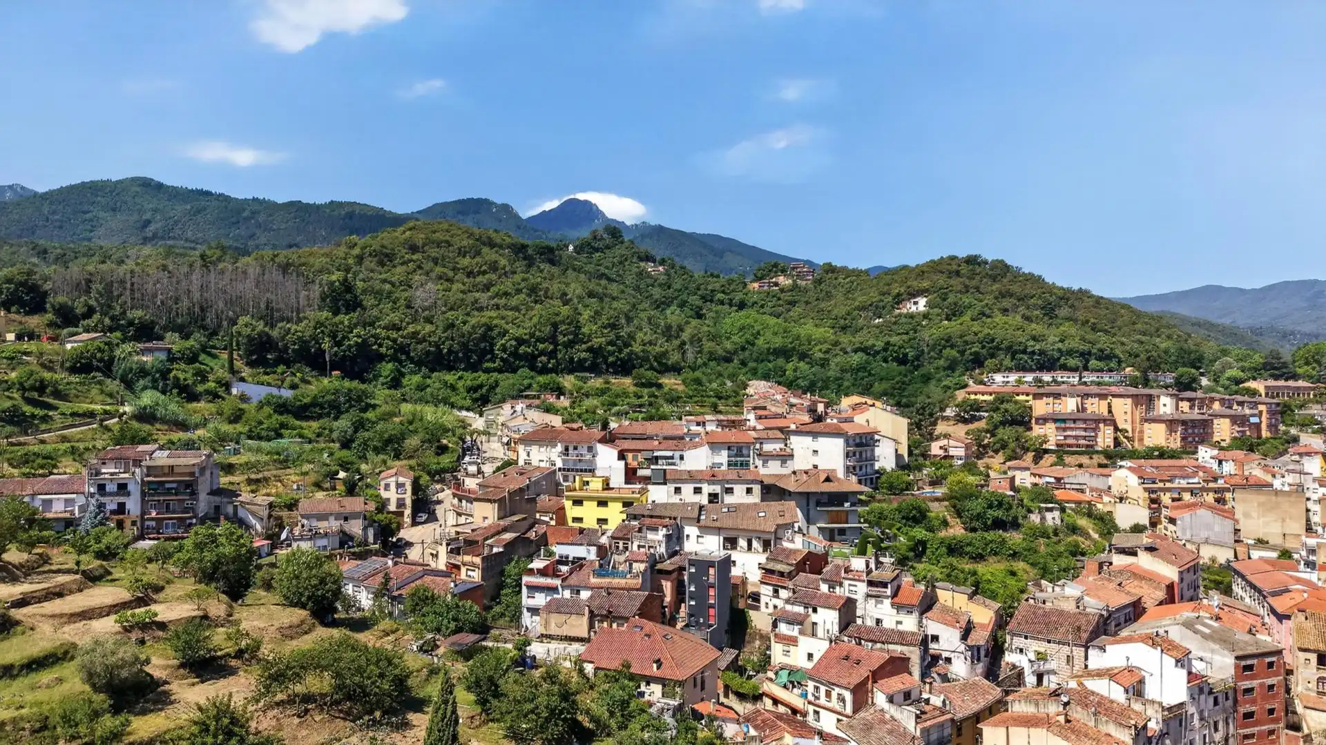 Vista exterior de Casa adosada en venta en Arbúcies