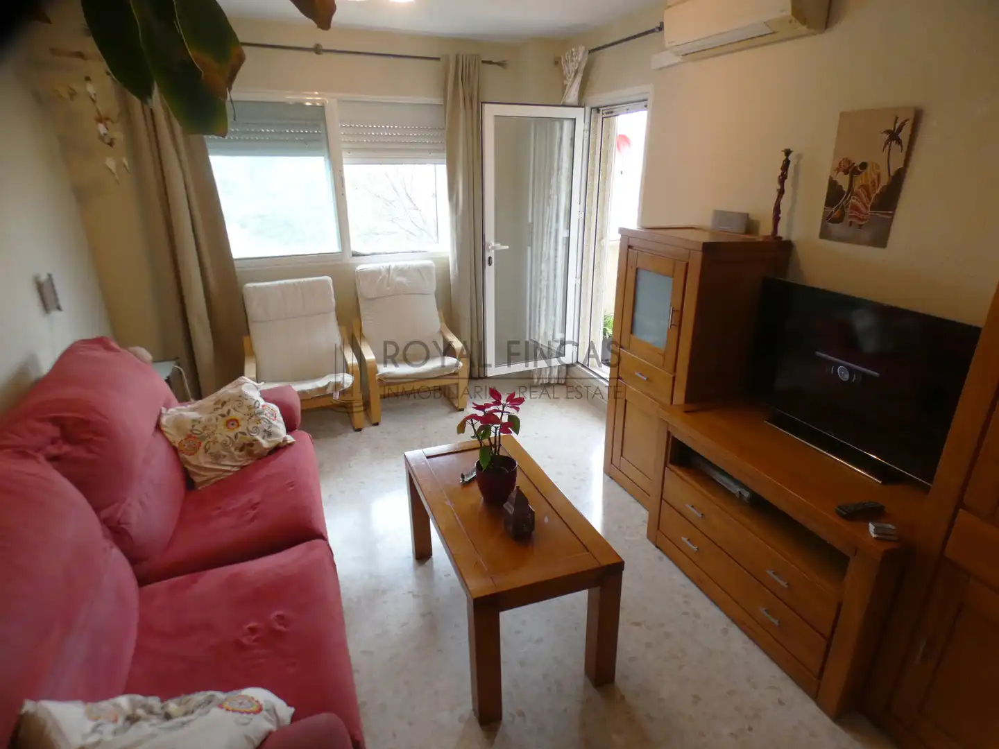 Living room of Flat for sale in Málaga  with Air Conditioner, Terrace and Storage room