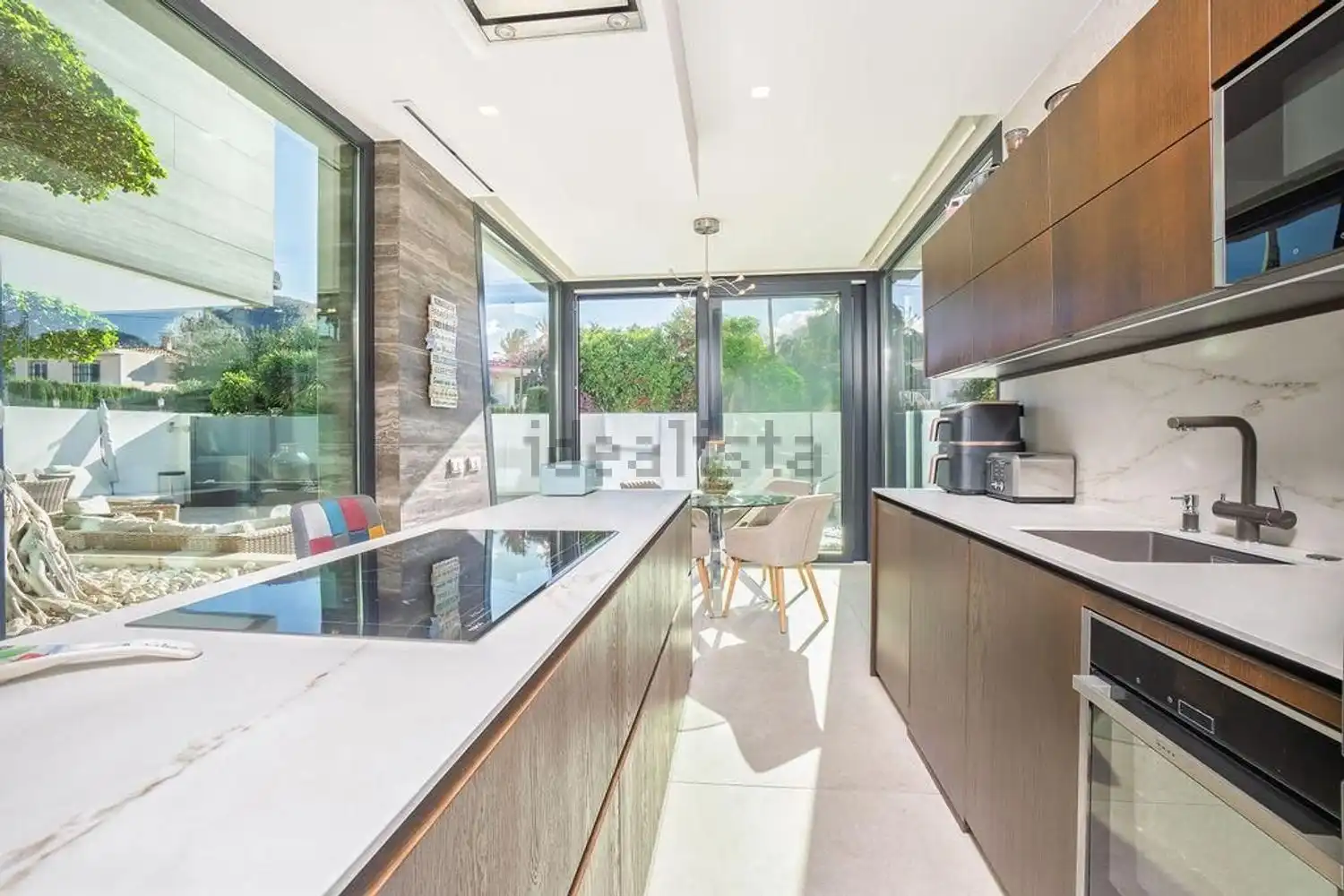 Kitchen of Houses for sale in L'Alfàs del Pi  with Air Conditioner, Storage room and Swimming Pool