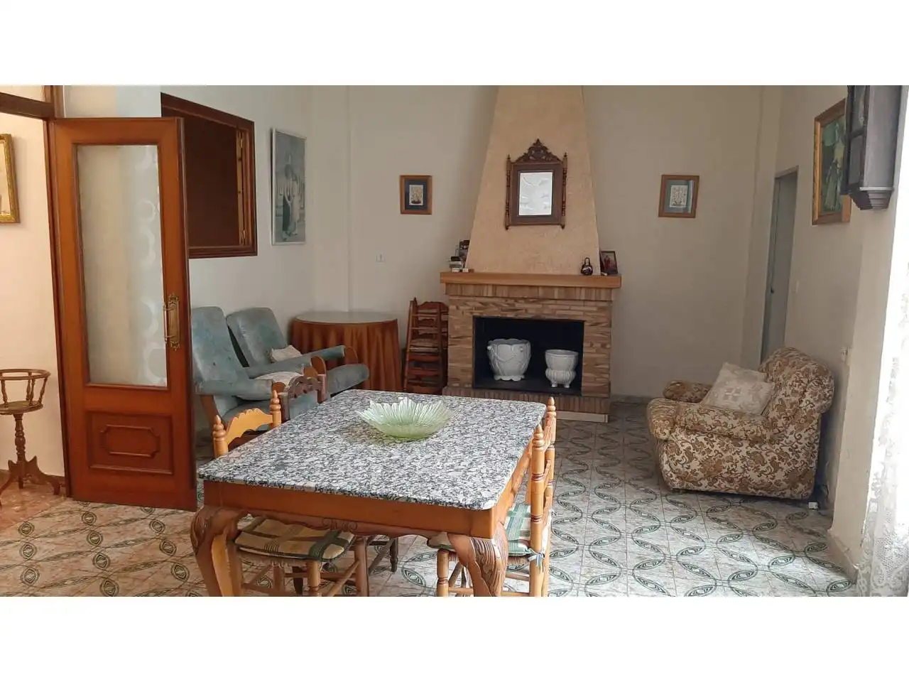 Sala de estar de Casa o chalet en venta en Benigànim con Amueblado