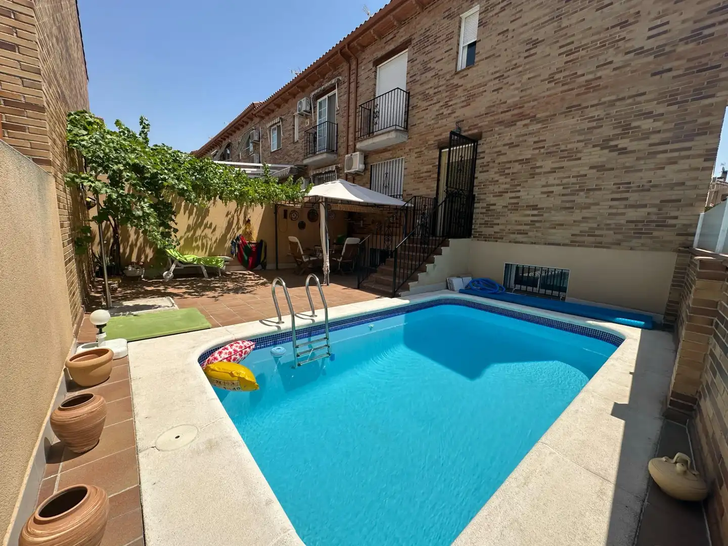 Swimming pool of Detached homes for sale in Arganda del Rey  with Heating, Terrace and Swimming Pool