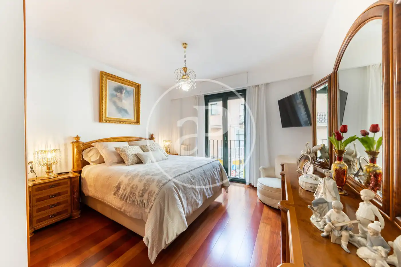 Schlafzimmer von Wohnung zum Verkauf in  Palma de Mallorca mit Klimaanlage, Heizung und Privatgarten