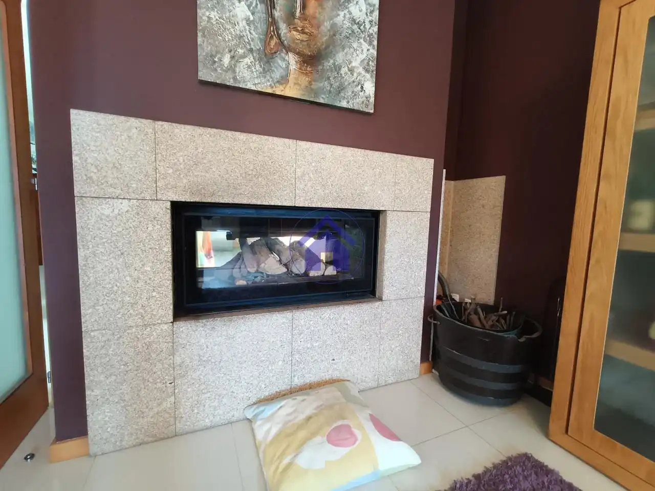 Sala de estar de Casa o chalet en venta en Tui con Calefacción, Jardín privado y Parquet