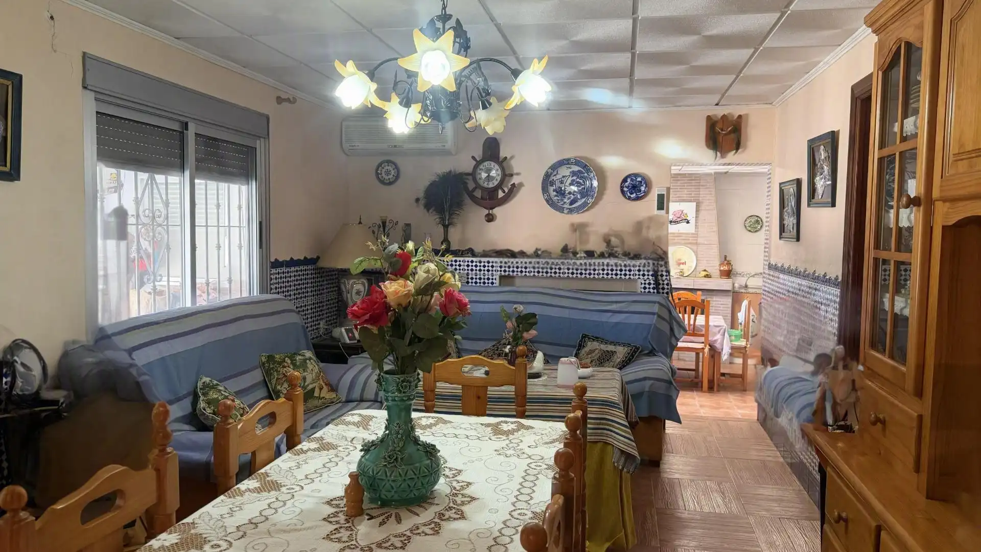 Dining room of Country homes for sale in Gibraleón  with Air Conditioner, Heating and Terrace