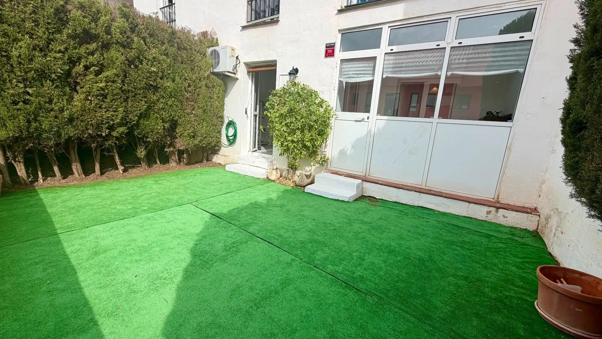 Jardí de Apartament de lloguer en Torreblanca del Sol