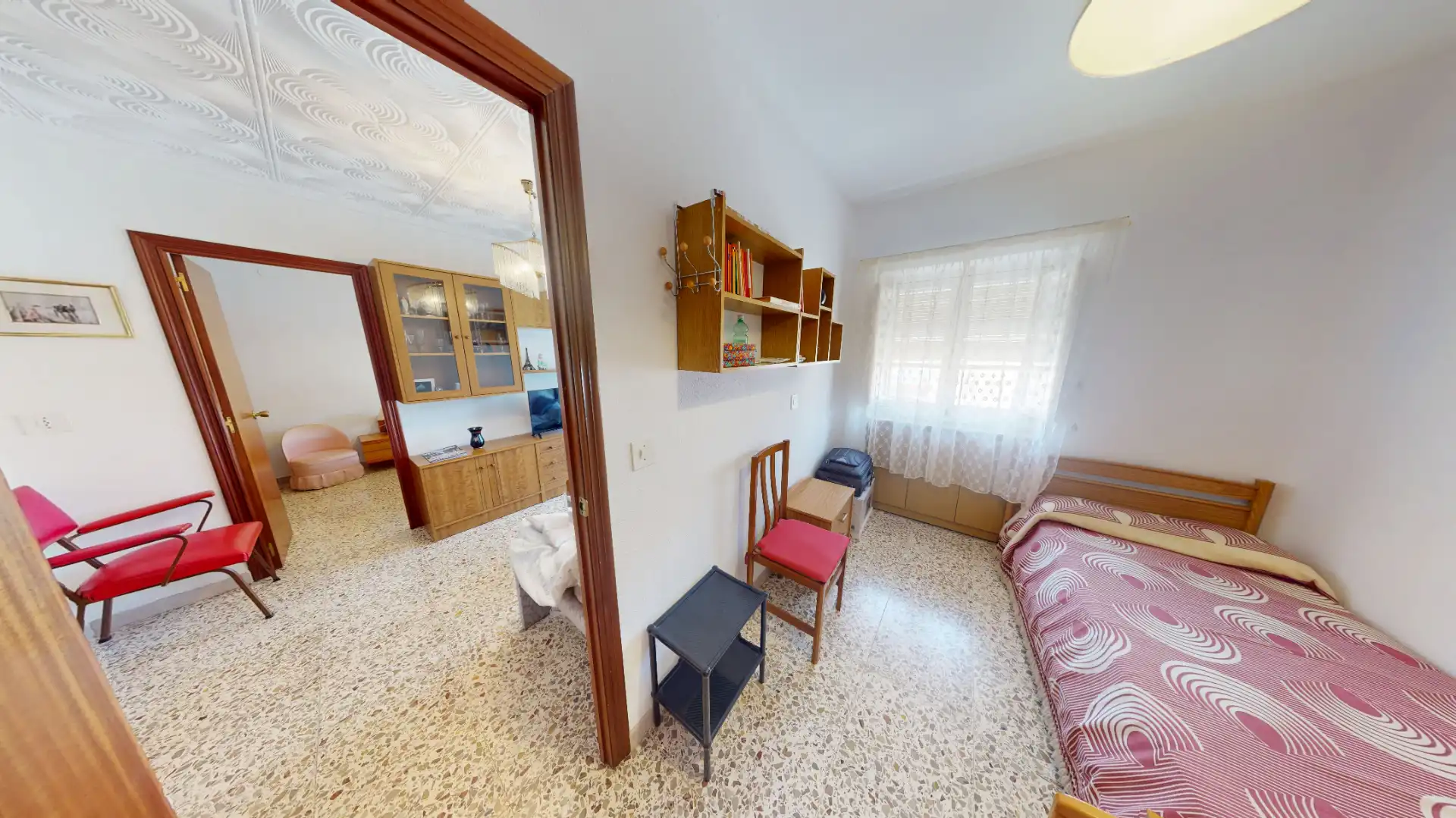 Sala d'estar de Pis en venda en Alicante / Alacant amb Moblat i Balcó