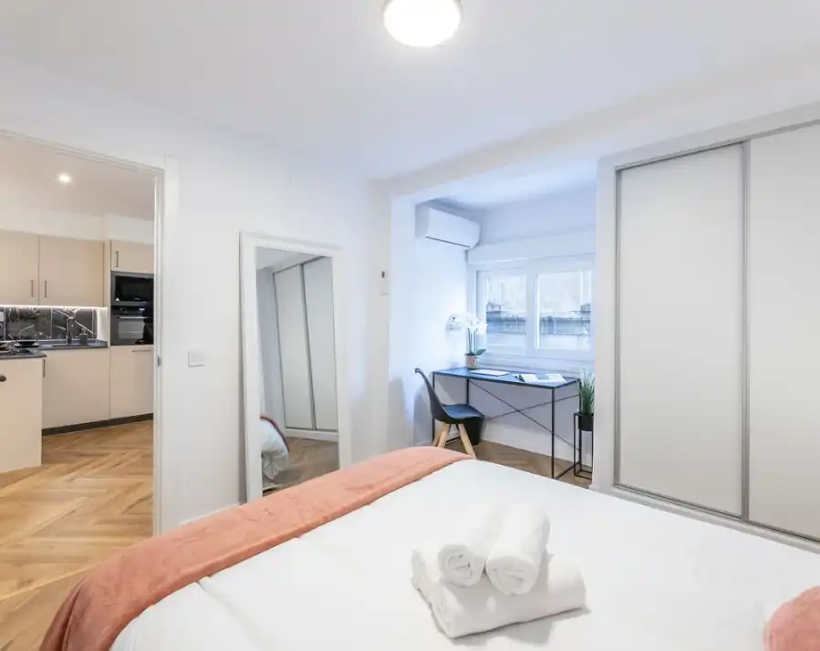 Bedroom of Flat for sale in Málaga  with Furnished, Oven and Washing machine