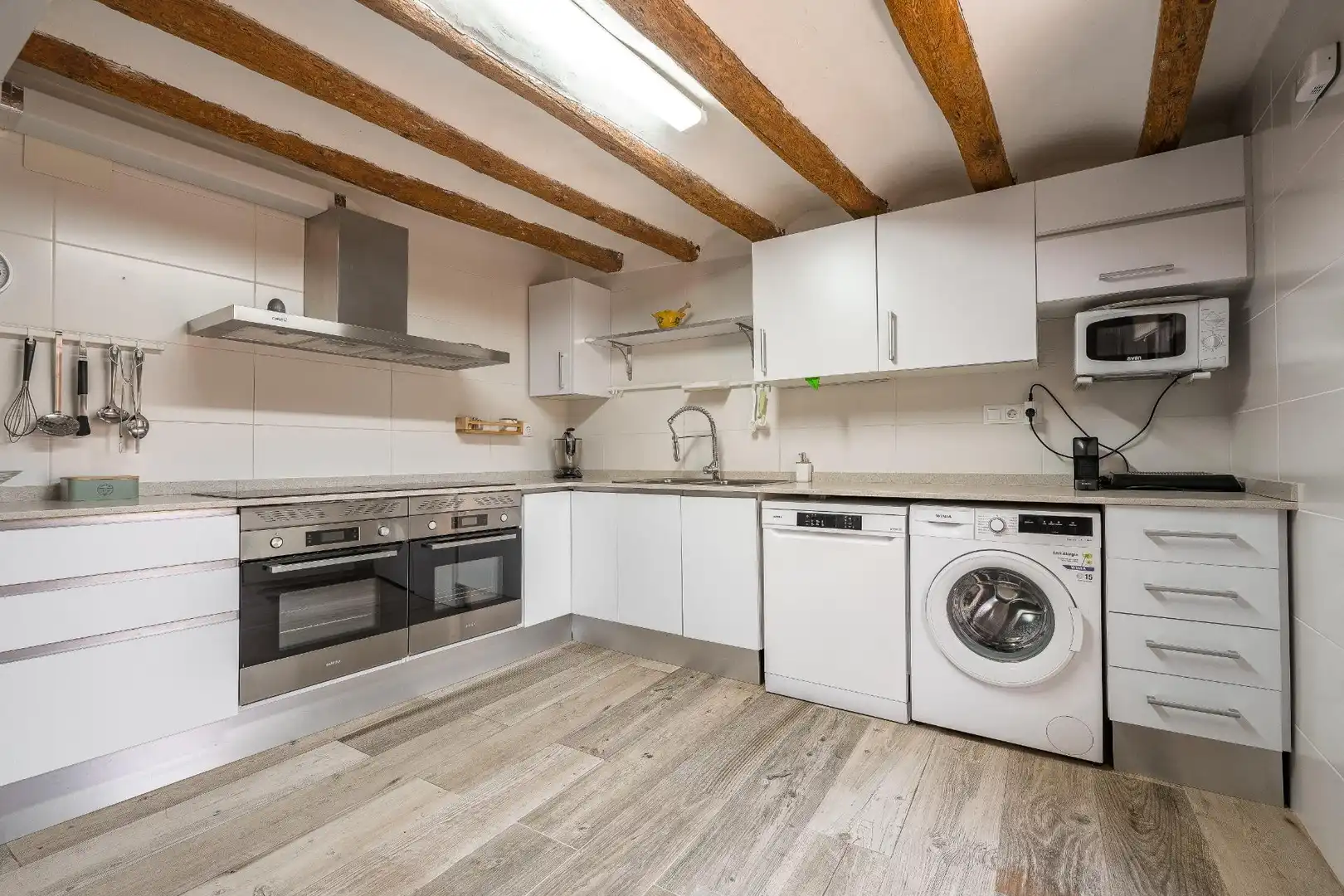 Cocina de Casa o chalet en venta en Ribera d'Ondara con Aire acondicionado, Calefacción y Terraza