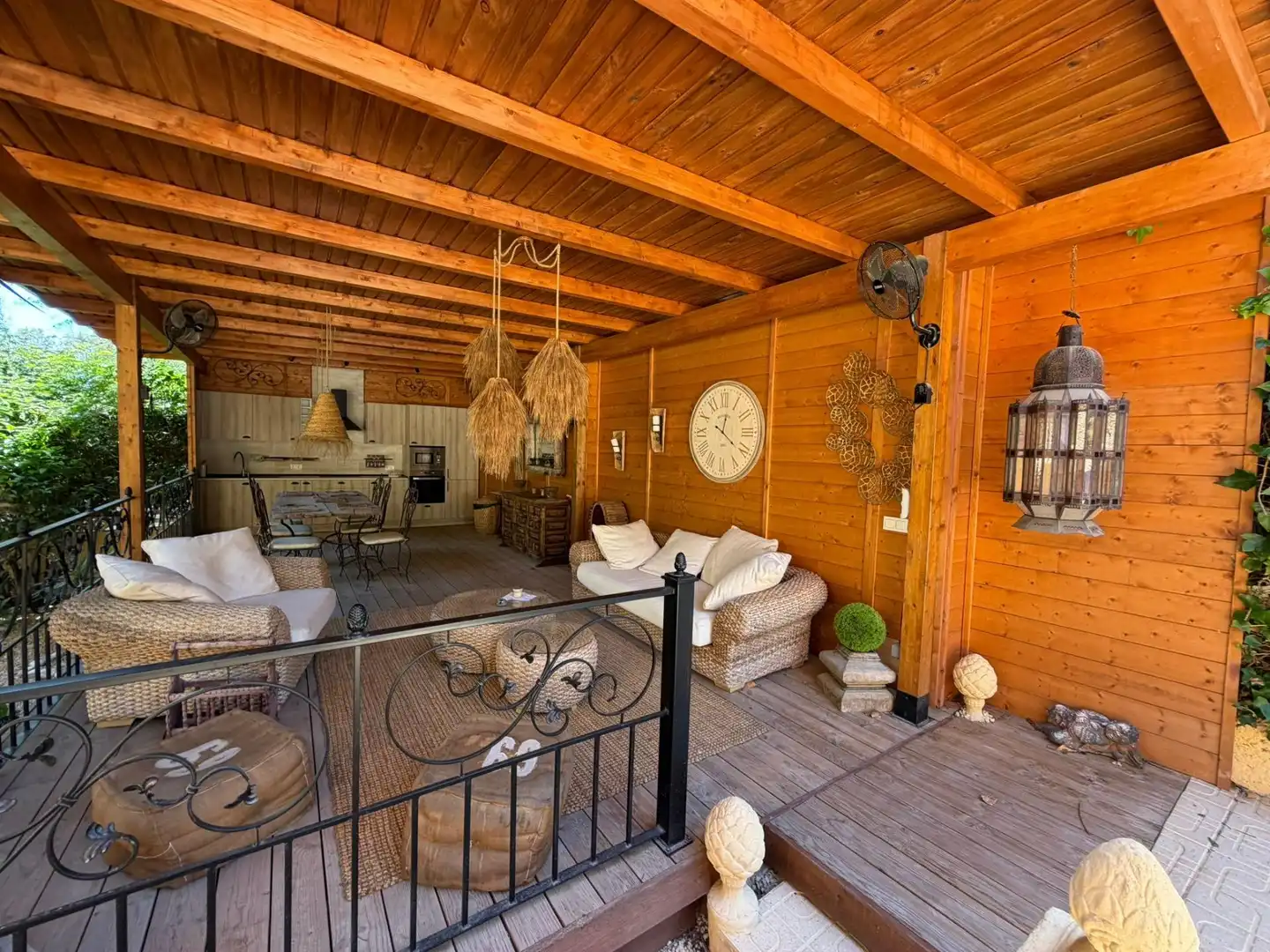 Terraza de Casa o chalet de alquiler en L'Alfàs del Pi con Aire acondicionado, Jardín privado y Piscina