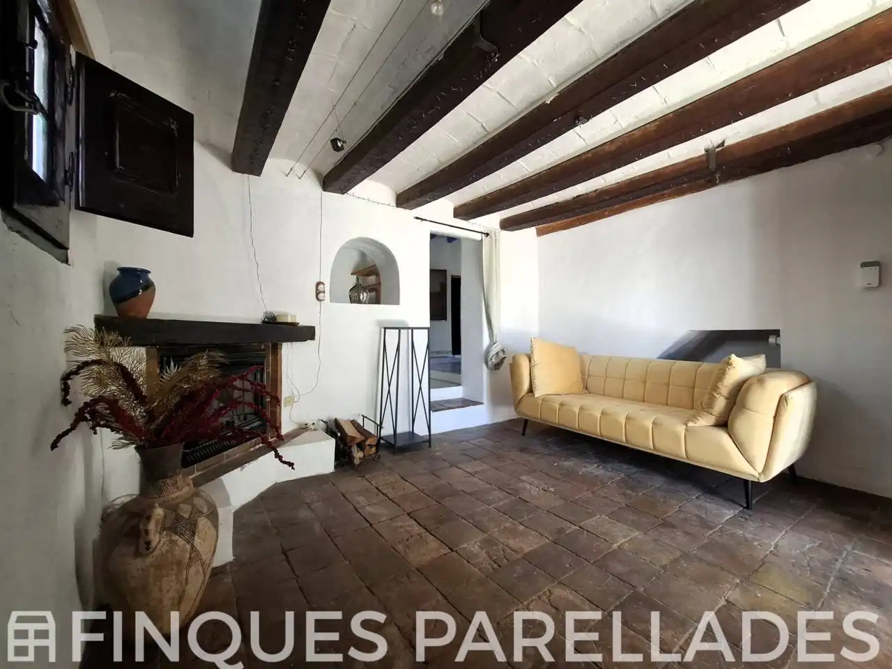 Sala de estar de Casa o chalet en venta en Sitges con Jardín privado y Terraza