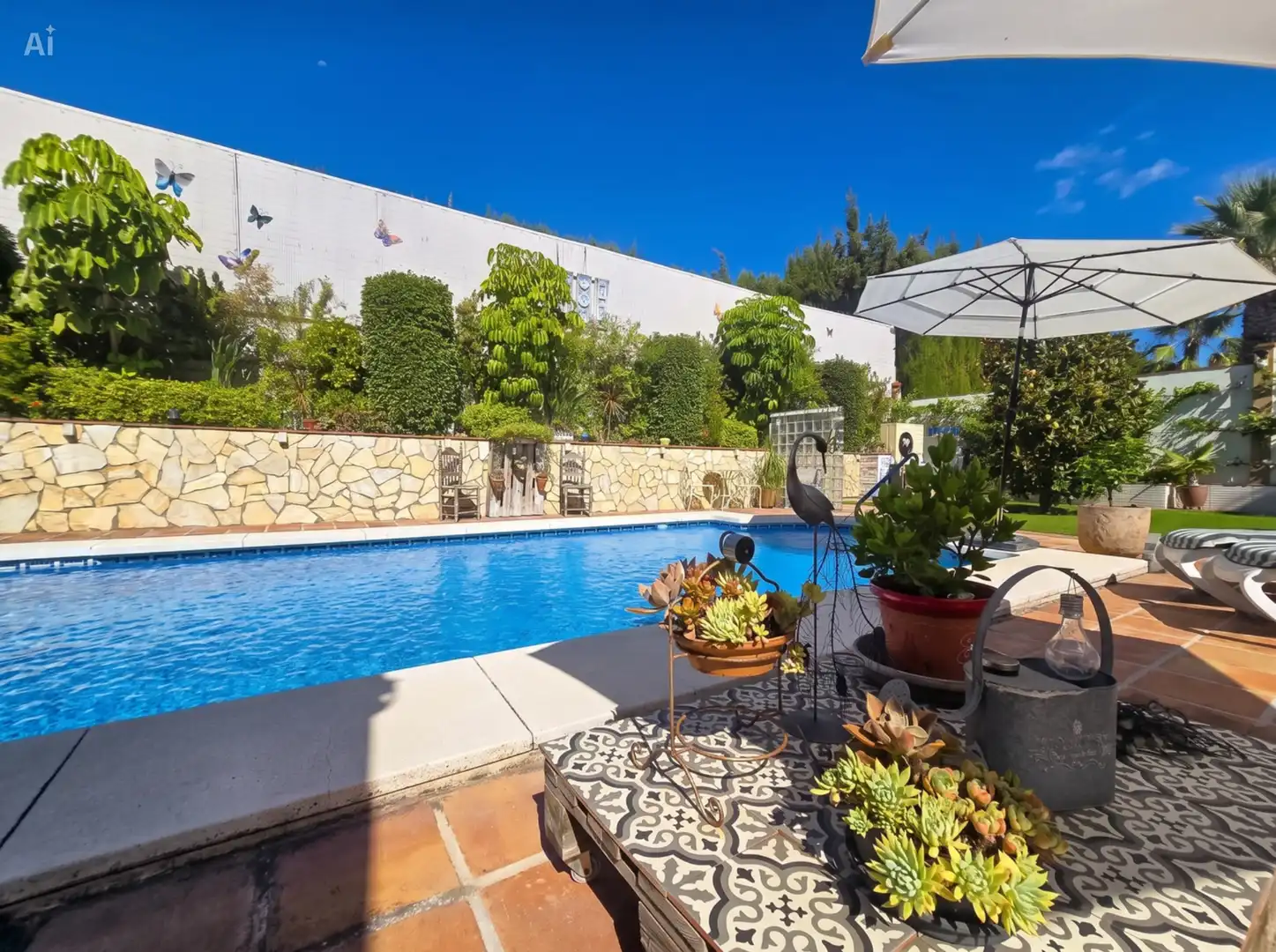 Piscina de Casa o xalet en venda en Coín amb Aire condicionat, Calefacció i Jardí privat