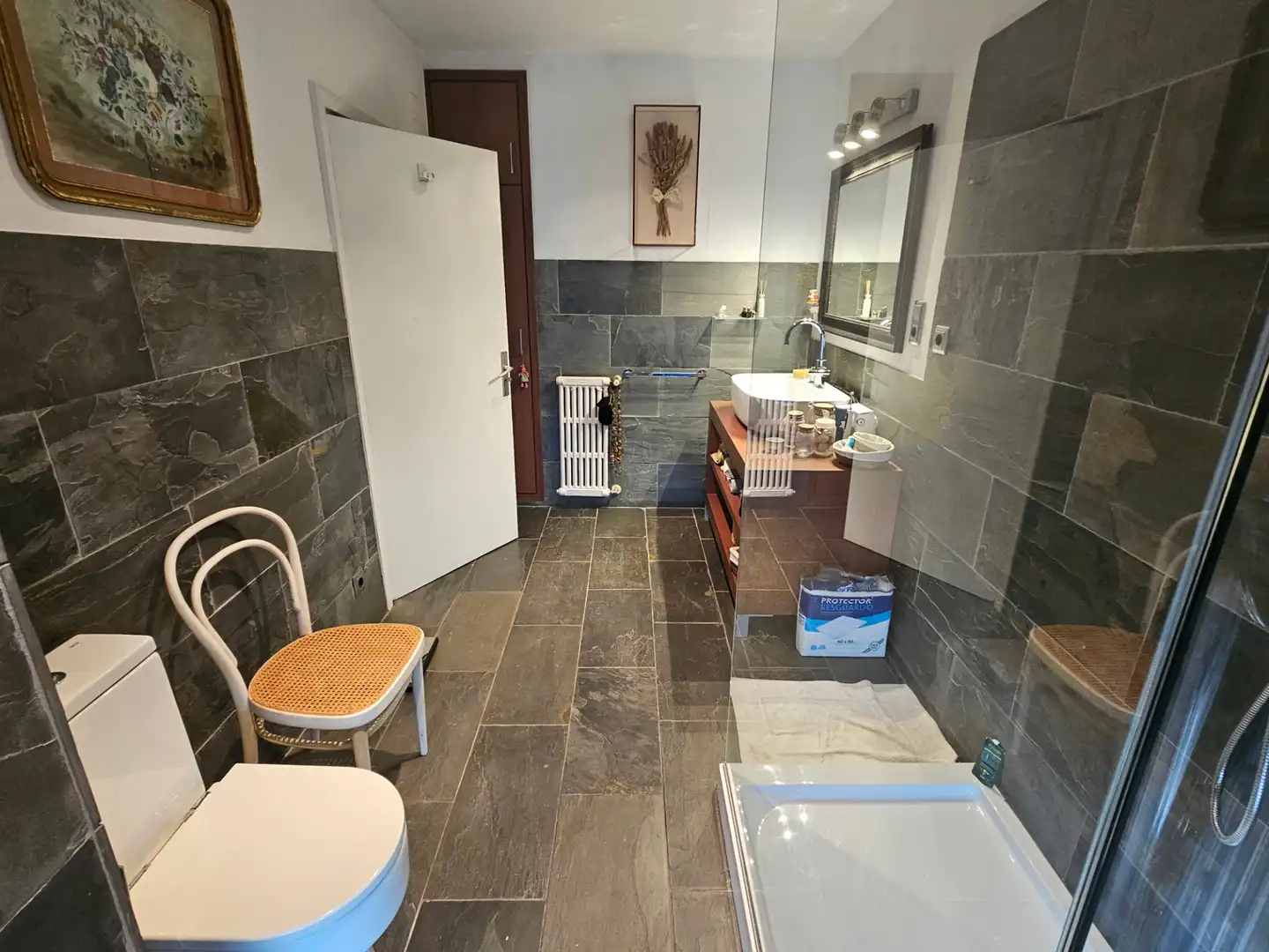 Bathroom of Flat for sale in Sabadell  with Heating, Parquet flooring and Terrace