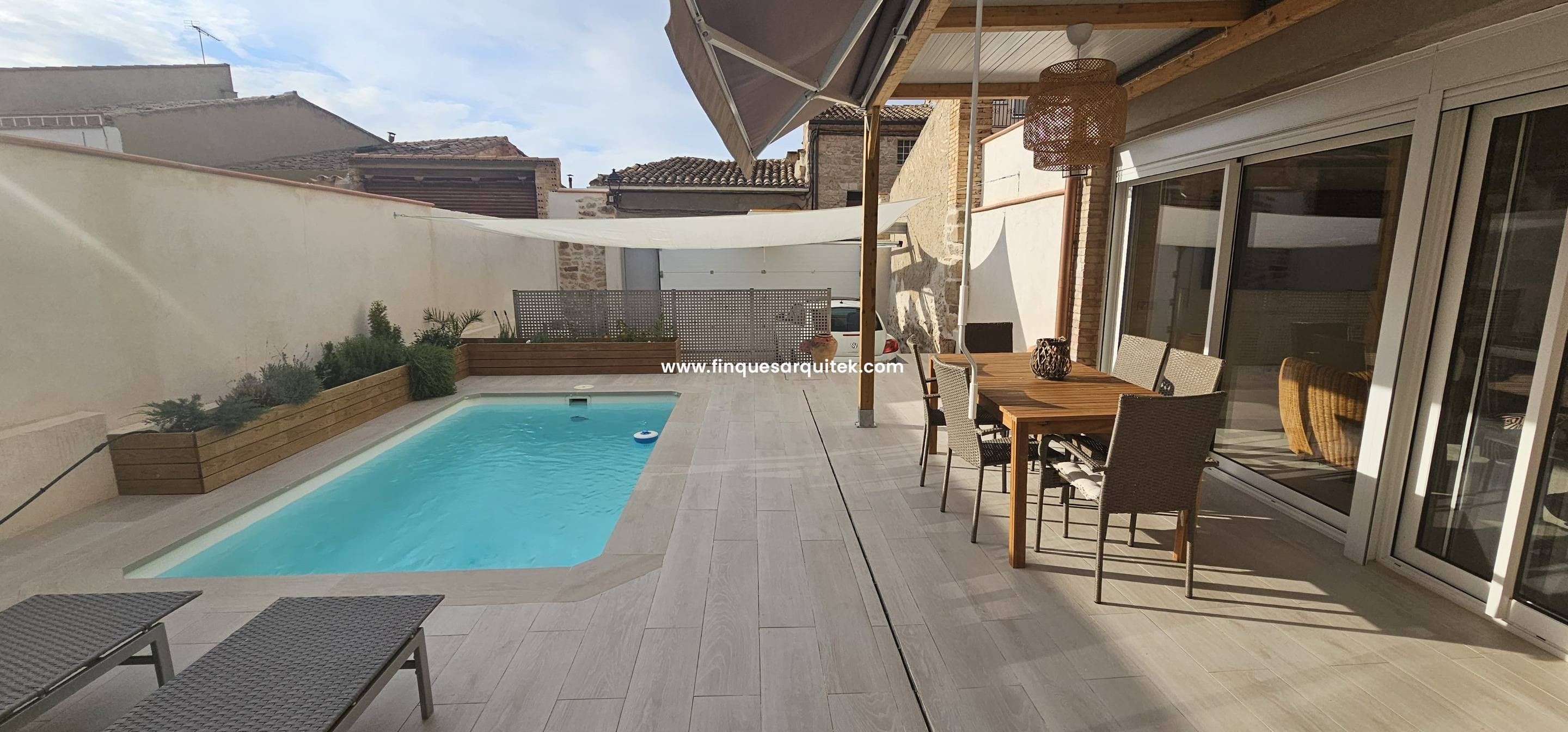 Terrassa de Casa o xalet en venda en Puigverd de Lleida amb Aire condicionat, Jardí privat i Terrassa