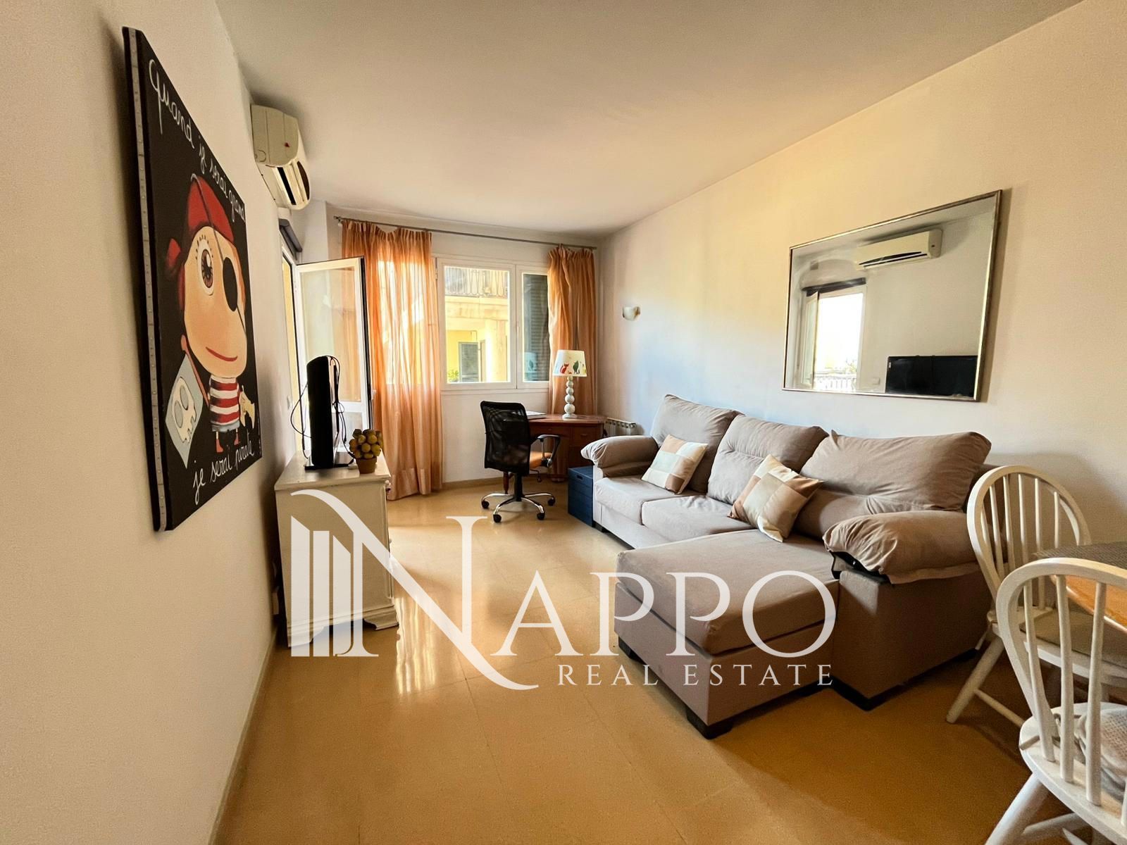 Living room of Flat to rent in  Palma de Mallorca  with Air Conditioner, Terrace and Swimming Pool