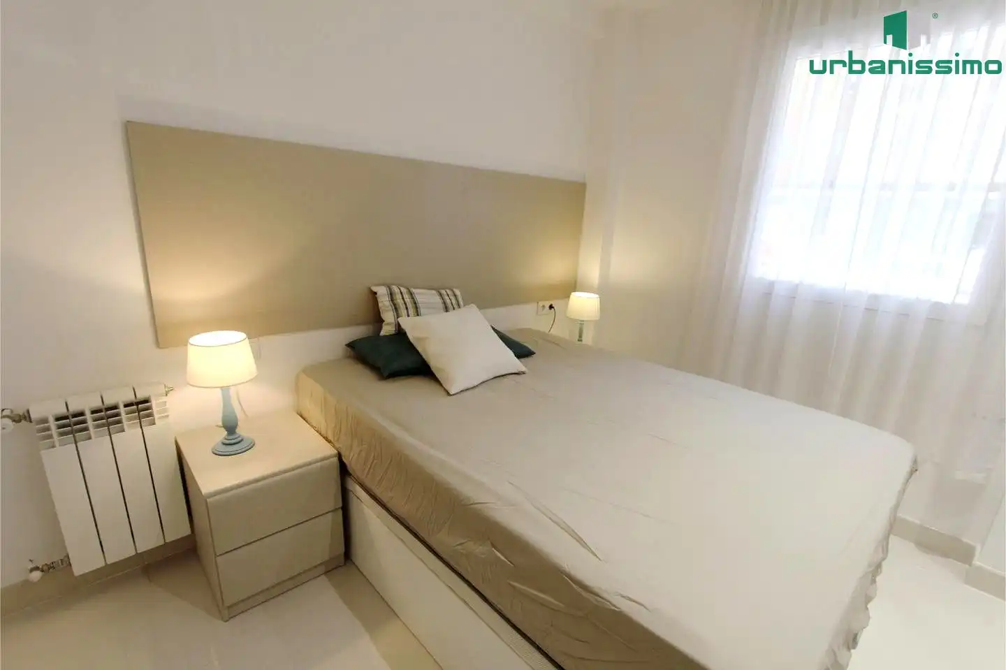 Bedroom of Apartments for rent in Madrid  with Air Conditioner, Heating and Furnished