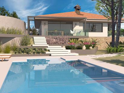 Swimming pool of House or chalet for sale in Santa Cristina d'Aro  with Air Conditioner, Heating and Private garden