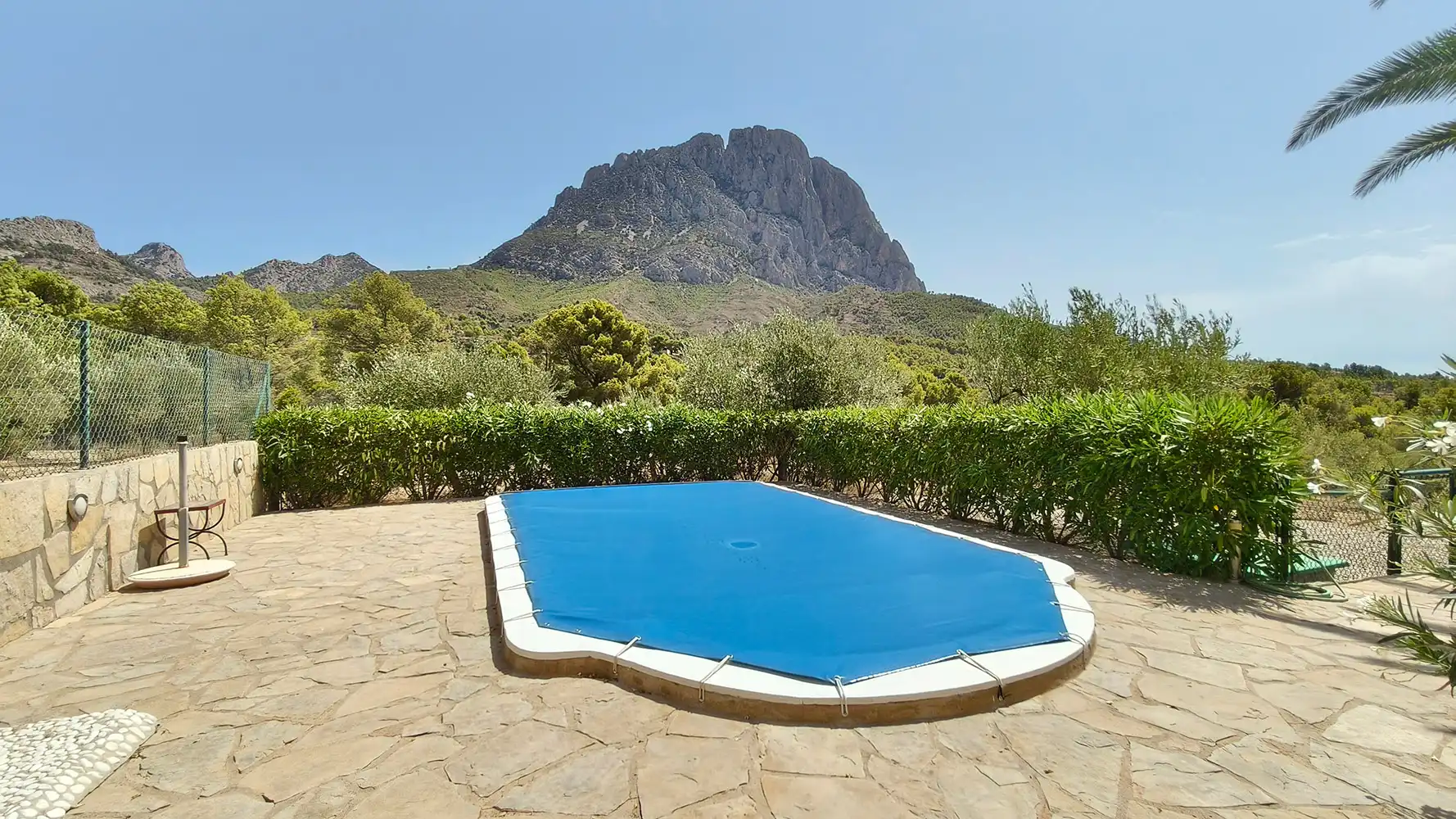 Piscina de Finca rústica en venda en Finestrat amb Aire condicionat, Calefacció i Jardí privat