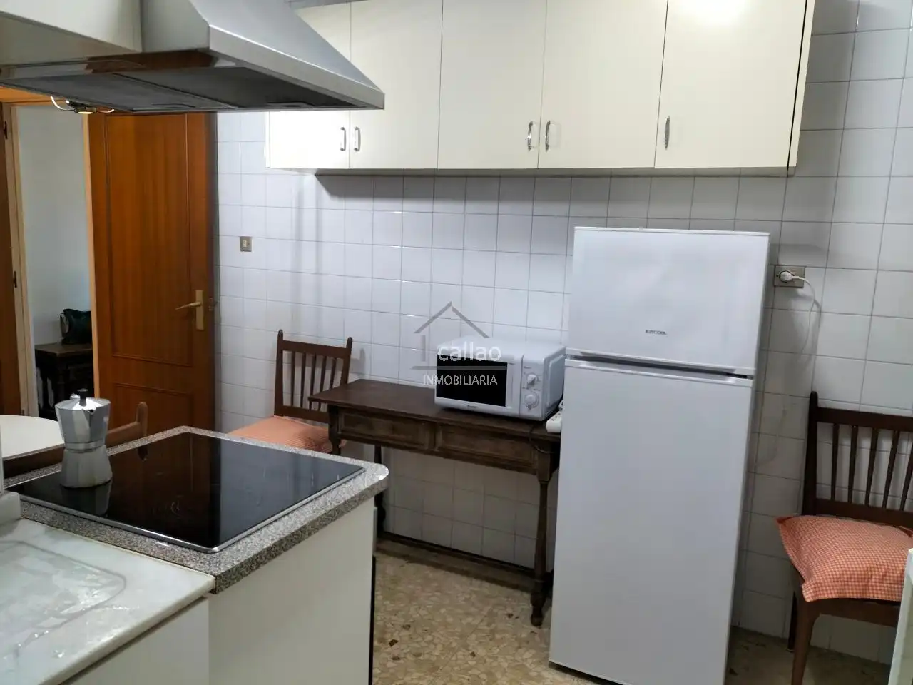 Cocina de Piso de alquiler en Ferrol con Calefacción, Parquet y Amueblado