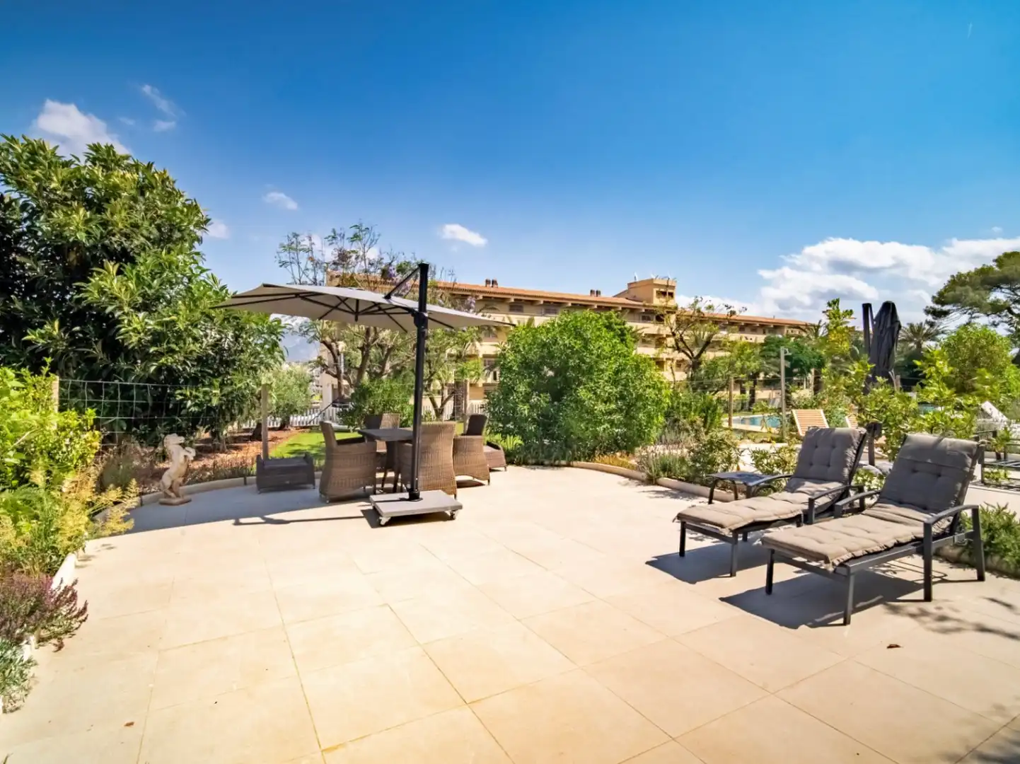 Terrassa de Apartament en venda en L'Alfàs del Pi amb Aire condicionat, Calefacció i Jardí privat