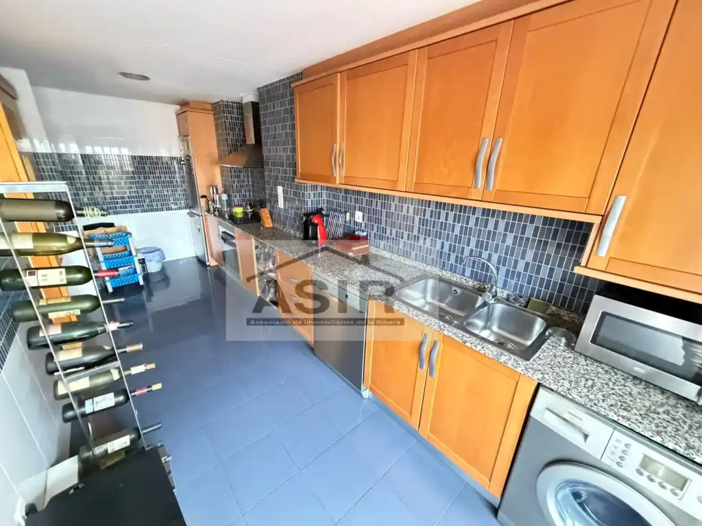 Kitchen of Flat for sale in Alzira  with Air Conditioner, Terrace and Swimming Pool
