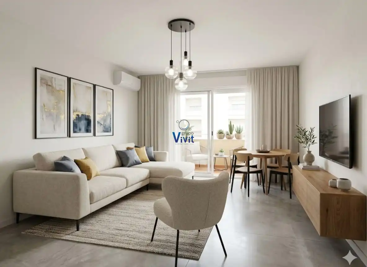 Sala de estar de Piso en venta en Alcalá de Guadaira con Terraza y Trastero