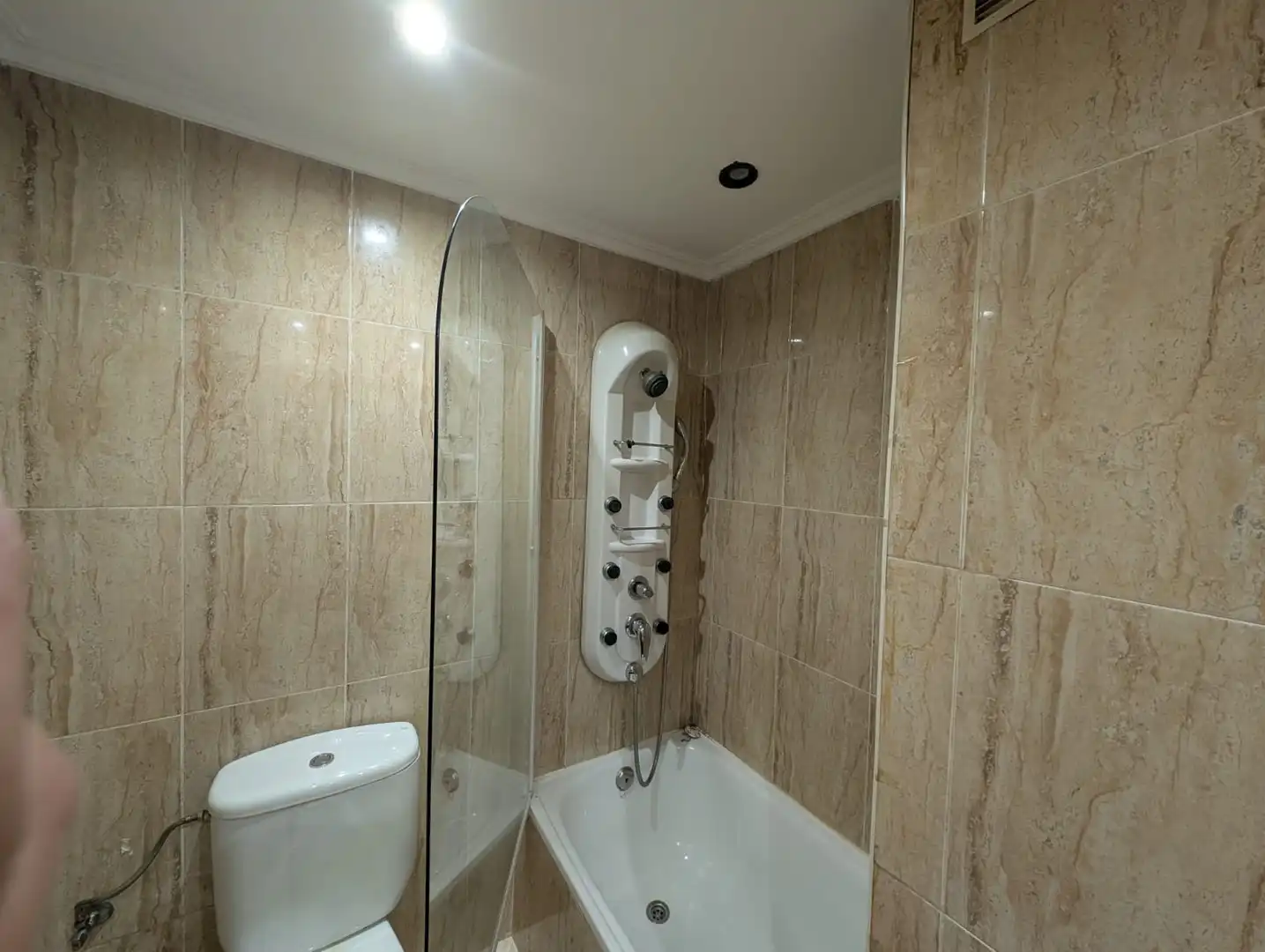 Bathroom of Flat for sale in Gijón   with Heating, Private garden and Parquet flooring