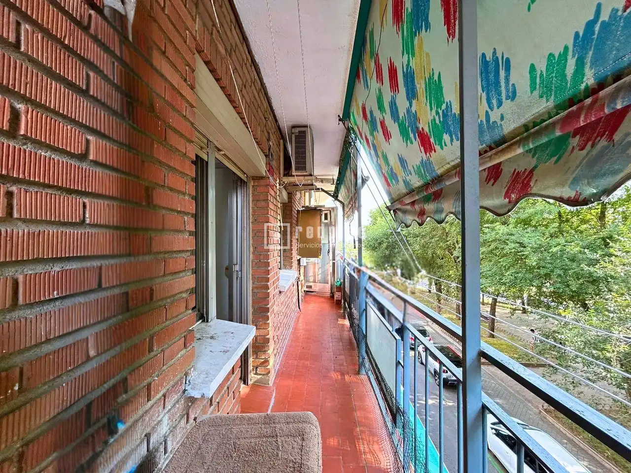 Balcony of Flat for sale in Madrid  with Air Conditioner, Heating and Parquet flooring