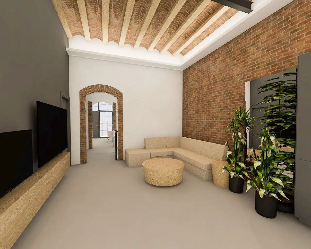 Sala d'estar de Dúplex en venda en Barcelona amb Aire condicionat, Calefacció i Jardí privat