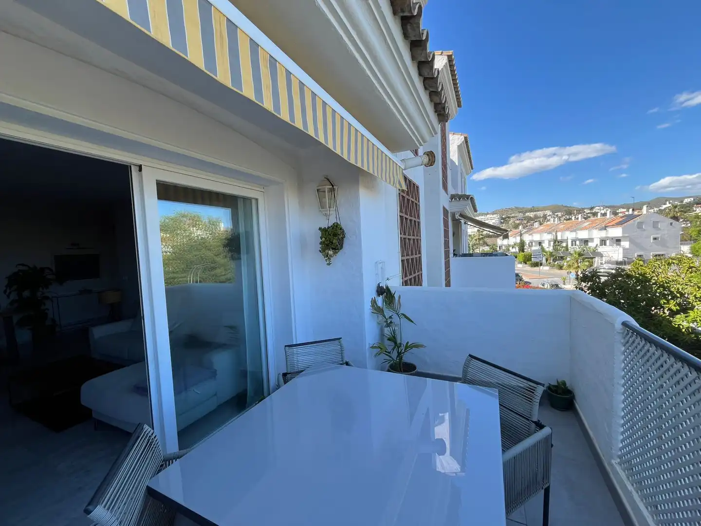 Terrasse von Wohnung zur Miete in Rincón de la Victoria mit Klimaanlage, Terrasse und Möbliert