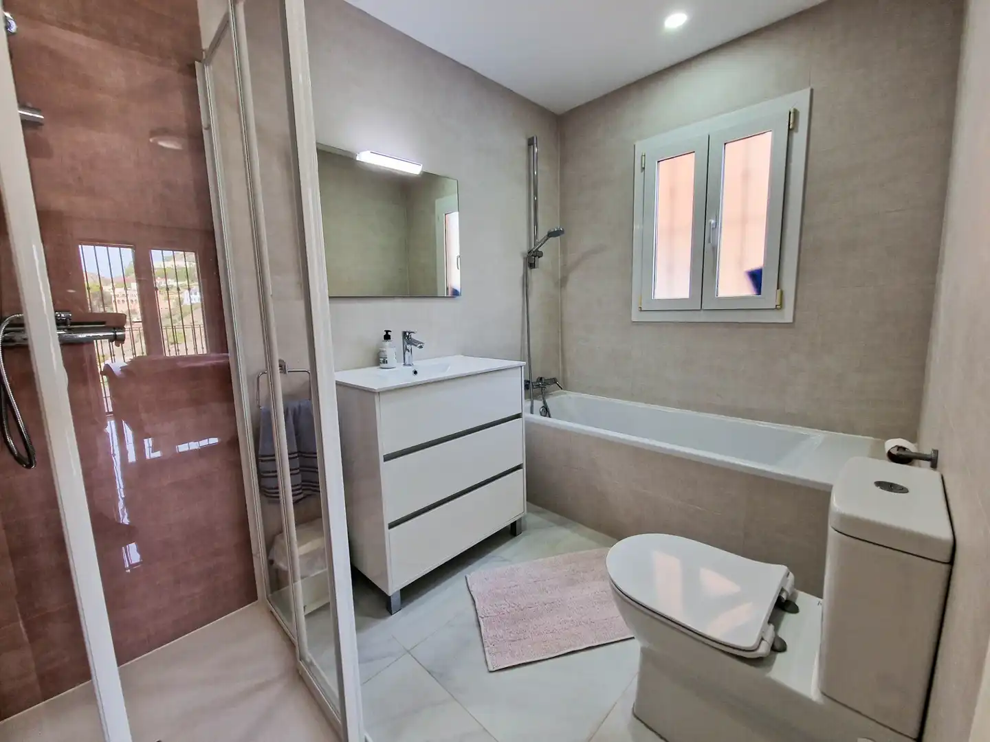 Baño de Casa o chalet en venta en Mojácar con Aire acondicionado, Terraza y Piscina