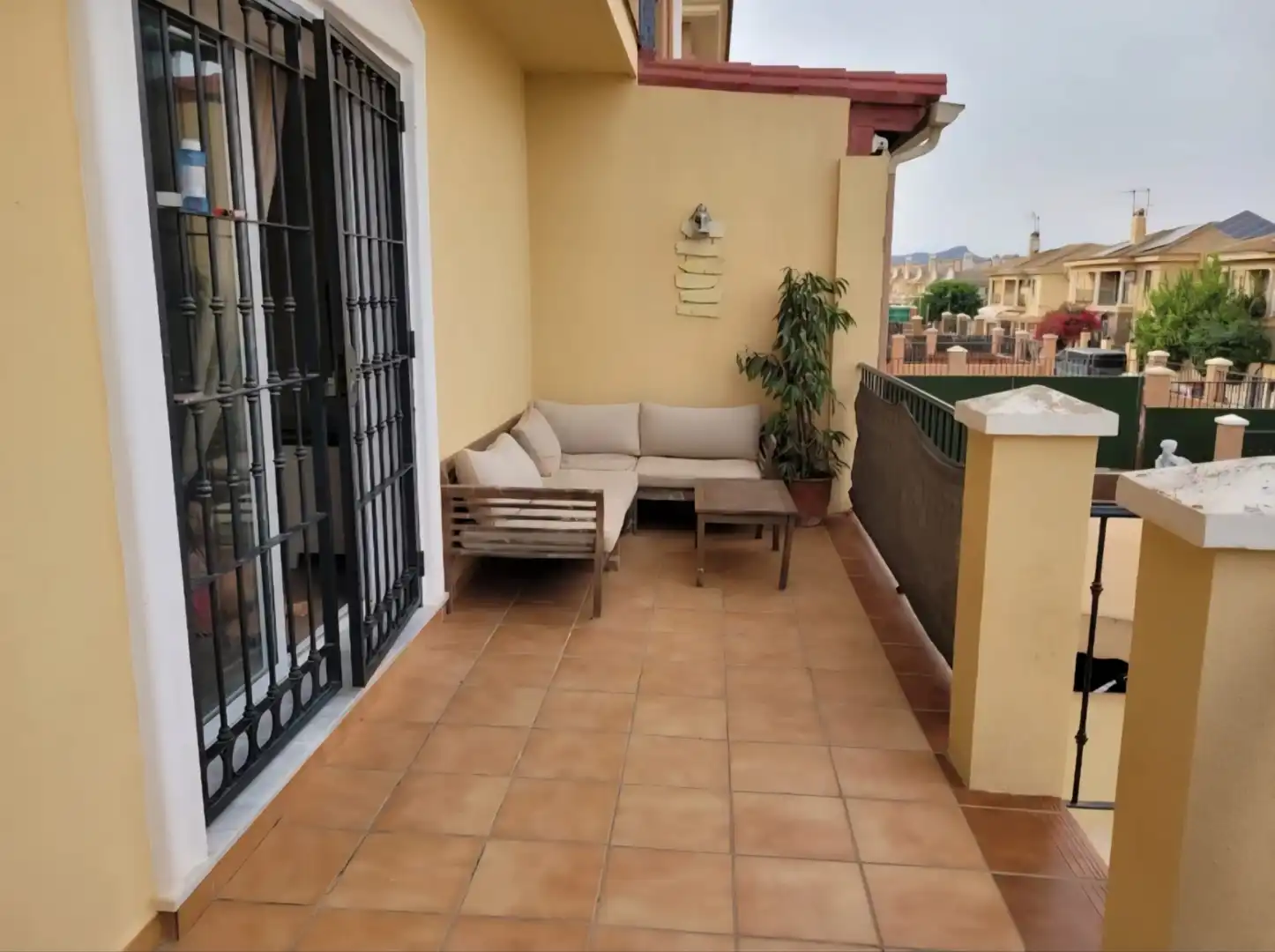 Terraza de Casa adosada en venta en Alhaurín de la Torre con Aire acondicionado, Jardín privado y Terraza