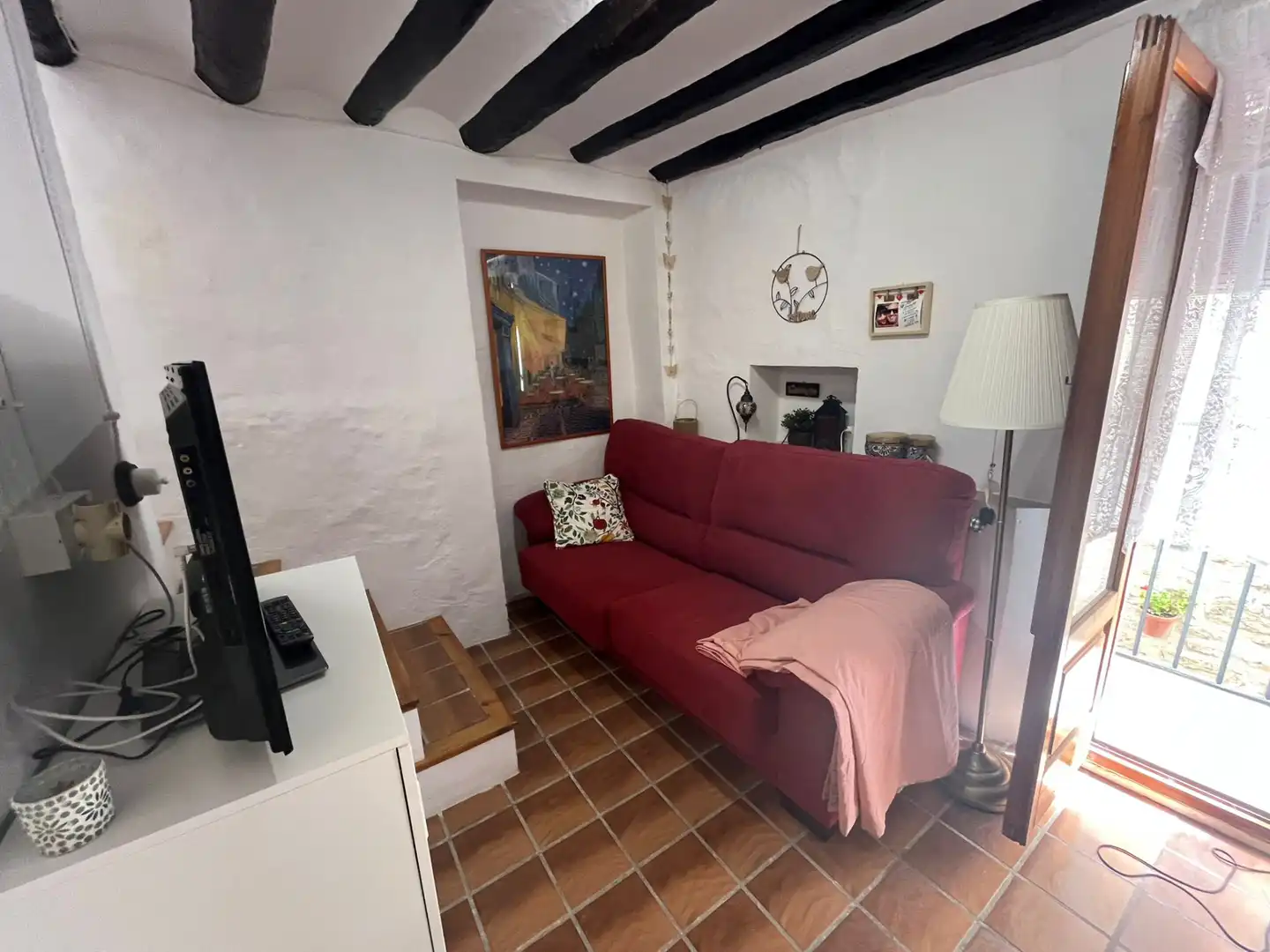Living room of Houses for sale in Belmonte de San José  with Balcony