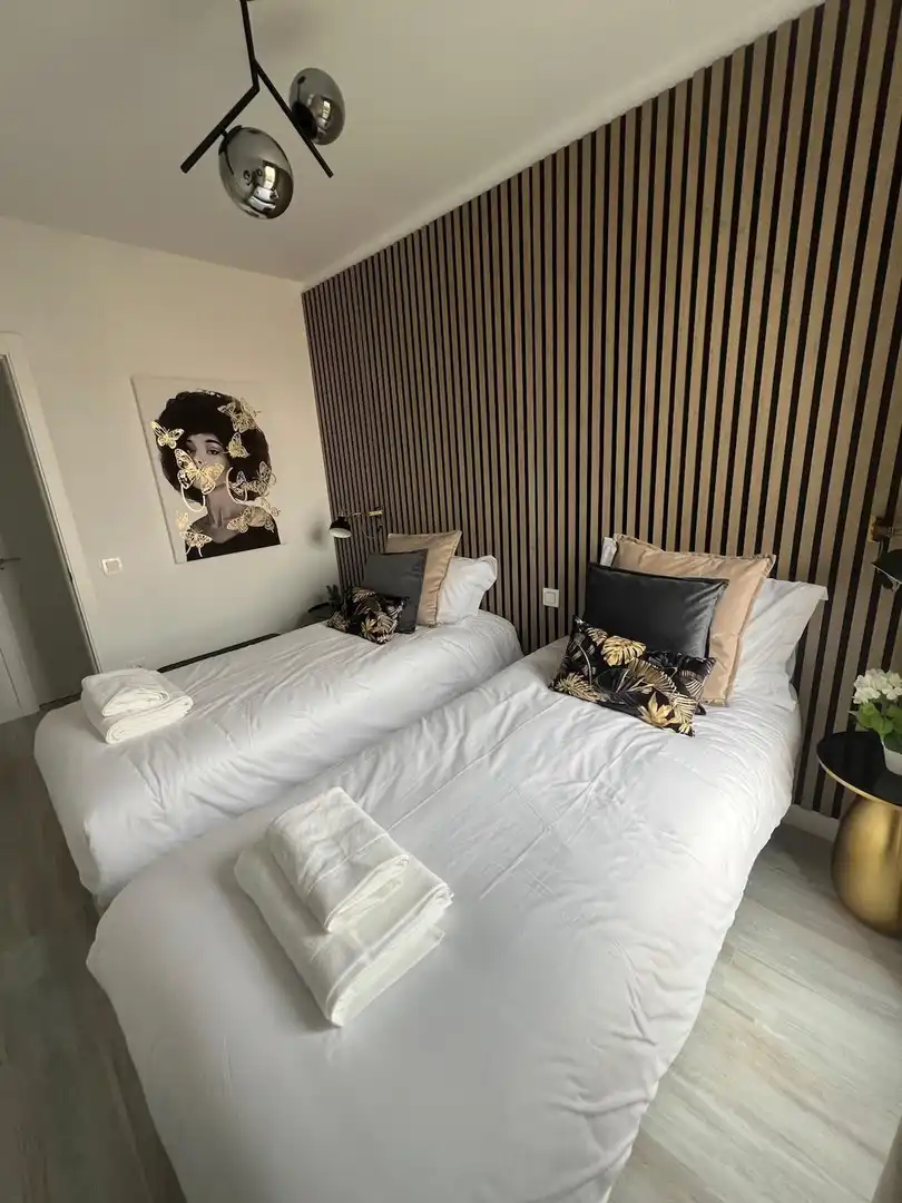 Habitación de Apartamento de alquiler en Málaga con Aire acondicionado, Amueblado y Piscina comunitaria